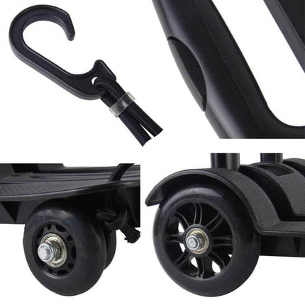 Lightweight Luggage Cart For Travel Easy To Maneuver – compact folding cart with swivel wheels and hook for standard bags