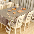 90x90cm / Brown Stripe