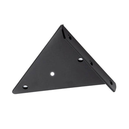 Load Bearing Invisible Triangle Wall Shelf Bracket 280x170mm Black - black cold-rolled steel invisible shelf support, durable baking paint finish