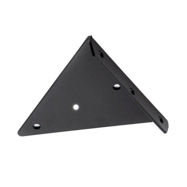 Load Bearing Invisible Triangle Wall Shelf Bracket 280x170mm Black - black cold-rolled steel invisible shelf support, durable baking paint finish