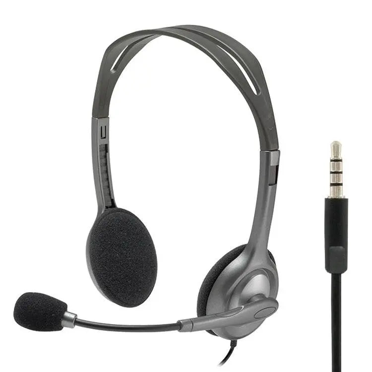 Logitech H111 3.5mm Plug Music Voice Stereo Headset Comfort