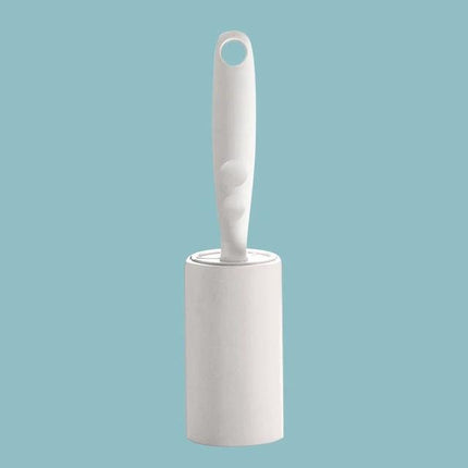 Long-Handle Sticky Roller for Clothing Pilling Removal, 22 cm - white 22 cm handle lint and pill roller for sweaters and knits