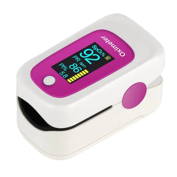 M160 Finger Pulse Oximeter Medical Special Rose Red Blue Gray