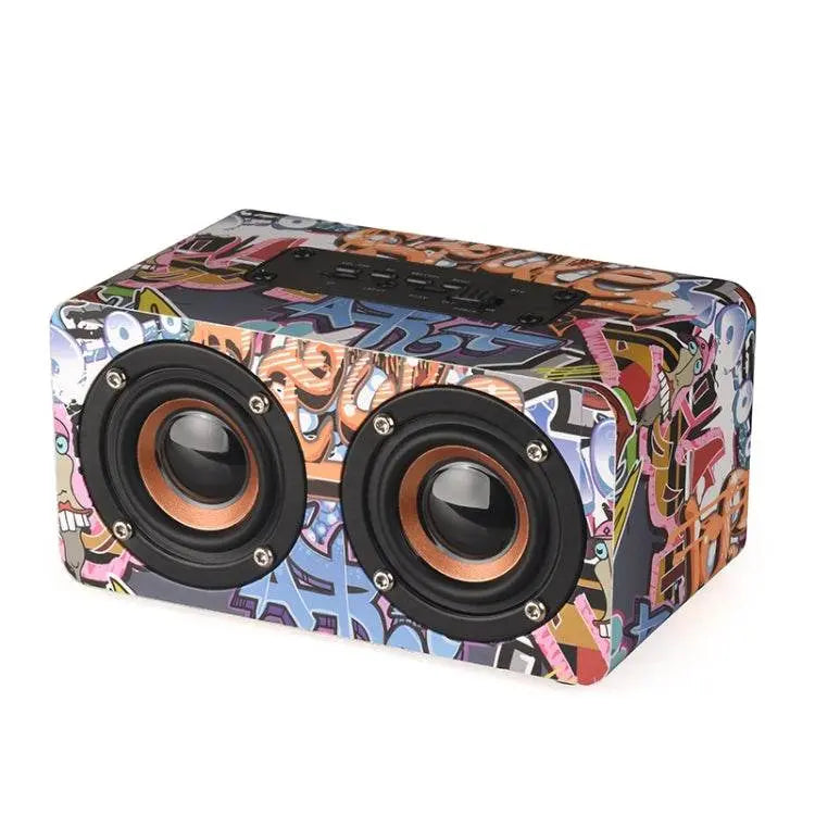 M5 Subwoofer Wooden Bluetooth 4.2 Speaker With TF Card AUX FM