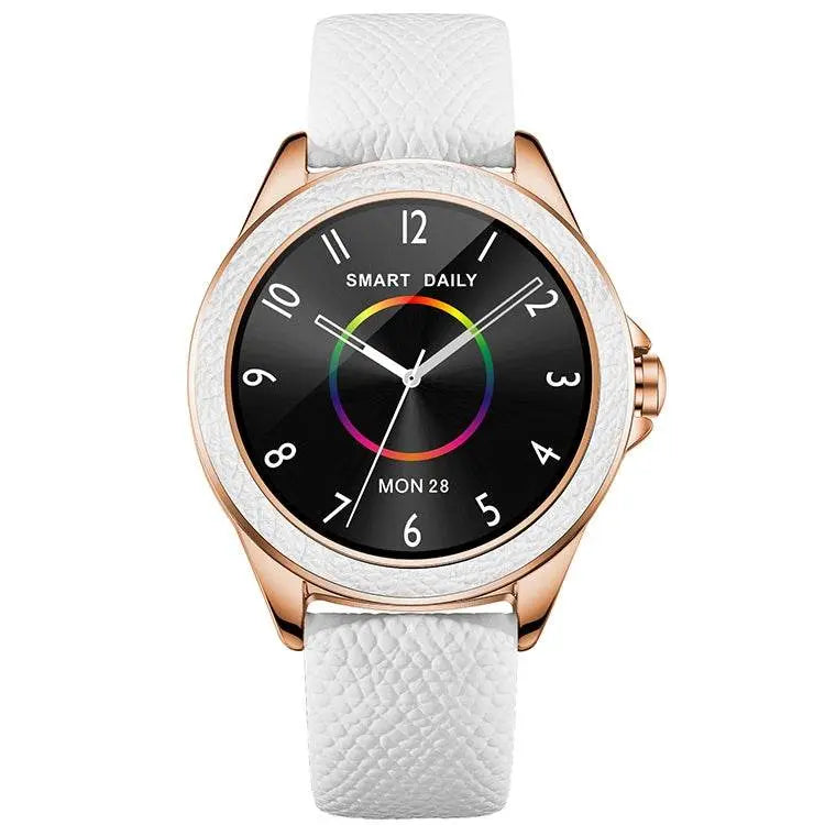 M6009 Glitter Leather Strap Fashion Smart Watch for Women