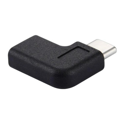 Elbow Adapter for Everyday Device Connections on the Go — compact right-angle USB-C female-to-male connector to reduce port strain while traveling