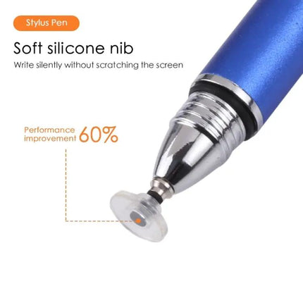 Ergonomic Silicone Disc Nib Stylus Pen for Touch Screen Writing