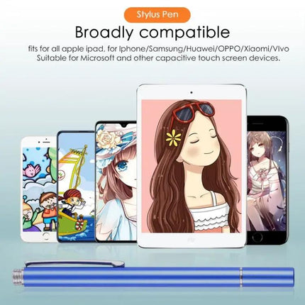 Ergonomic Silicone Disc Nib Stylus Pen for Touch Screen Writing