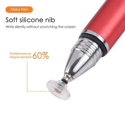 Ergonomic Silicone Disc Nib Stylus Pen for Touch Screen Writing
