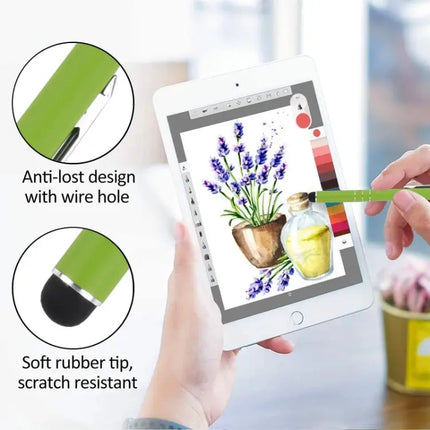 Universal Three Rings Stylus Pen for Mobile Phone Writing
