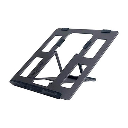 Lenovo Z2 Legion Adjustable Aluminum Laptop Cooling Stand angled view showing aluminum build and adjustable height