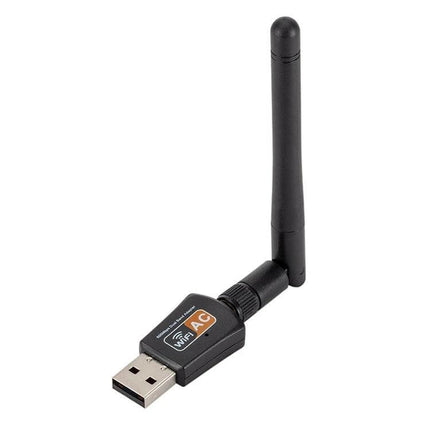 Dual Band USB WiFi Adapter for Wireless Connectivity - Realtek 8811CU USB WiFi dongle with external antenna for streaming and gaming