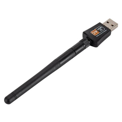 Dual Band USB WiFi Adapter for Wireless Connectivity - Realtek 8811CU USB dongle with external antenna for faster streaming and gaming