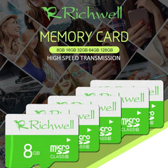 Richwell 8GB Class 10 Ultra-Fast Micro SD Memory Card