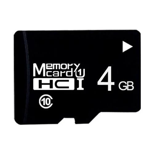4GB Micro SD Memory Card for Smartphones and Tablets - Class 10 black microSD for phones, tablets and dash cams, plug-and-play 4GB storage
