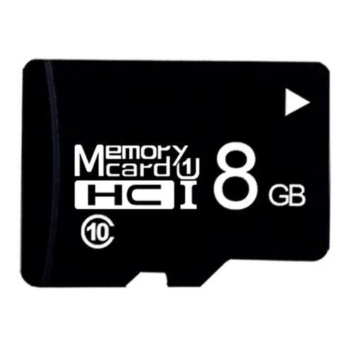 8GB Micro SD Card for Expanding Smartphone Storage - black 8GB microSD card showing HC I logo, ideal for photos, videos and extra phone storage