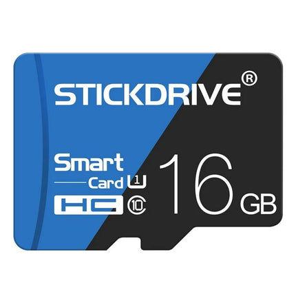 Stickdrive 16GB Micro SD Memory Card for Smartphones and Cameras - reliable 16GB microSD for photos, videos and apps, plug-and-play storage