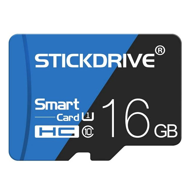 Stickdrive 16GB Micro SD Memory Card for Smartphones and Cameras - reliable 16GB microSD for photos, videos and apps, plug-and-play storage