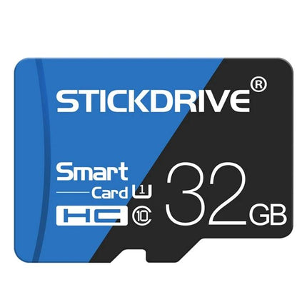 STICKDRIVE 32GB Blue Micro SD Card for Smartphones and Devices - blue microSD for phones, tablets, GPS storage