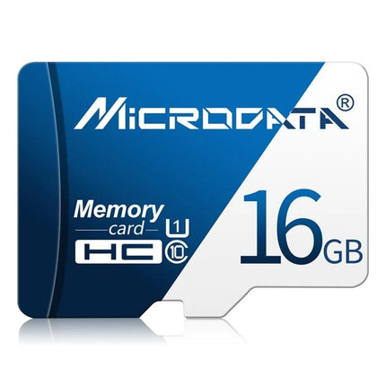 Microdata 16GB Micro SD Memory Card for Everyday Devices - compact 16GB microSD for photos, videos, GPS and cameras