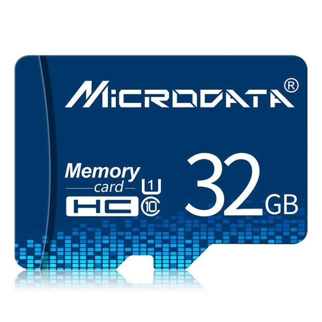 Microdata 32GB Blue Micro SD Card for Device Storage - blue 32GB microSD card for smartphones, tablets, cameras, plug-and-play storage expansion