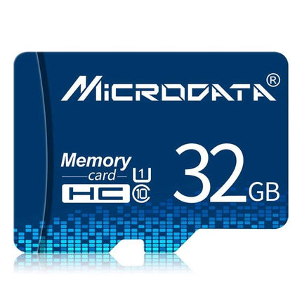 Microdata 32GB Blue Micro SD Card for Device Storage - blue 32GB micro SD memory card for smartphones, tablets, cameras, plug-and-play storage expansion