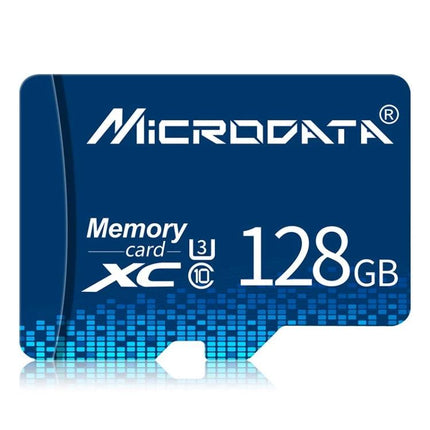 Microdata 128GB Micro SD Card for Smartphones and Devices - blue 128GB micro SD memory card for photos, videos, apps