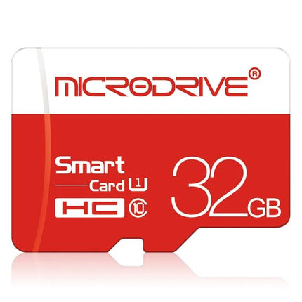 Microdrive 32GB Micro SD Card for High-Speed Photo Storage — red Microdrive 32GB microSD card for high-speed photo and Full HD video