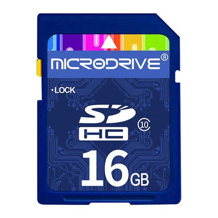 16GB SD Memory Card for Storing Photos and Videos in Devices - blue Microdrive SDHC 16GB water and temperature resistant