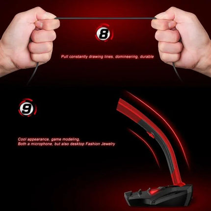Compact USB Microphone Stand for Daily Home Streaming and Calls