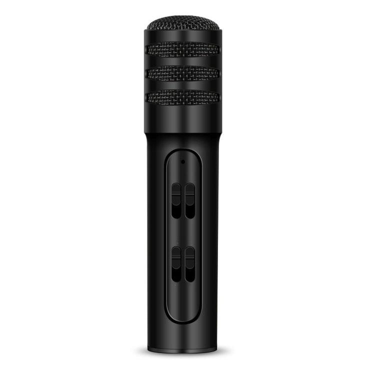 BGN-C7 Portable Dual Mobile Karaoke Microphone with Built-in Sound Card for Live Singing