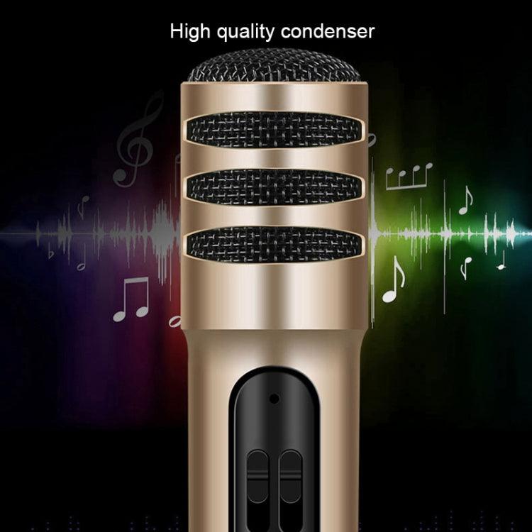 BGN-C7 Portable Dual Mobile Karaoke Microphone with Built-in Sound Card for Live Singing