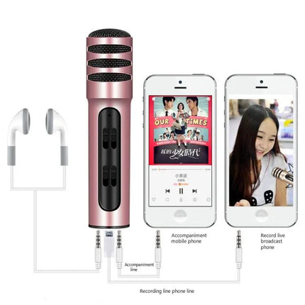 Compact Microphone for Home Karaoke and Daily Singing Practice
