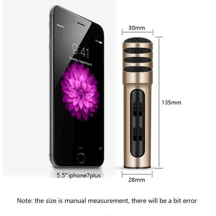 Compact Microphone for Home Karaoke and Daily Singing Practice