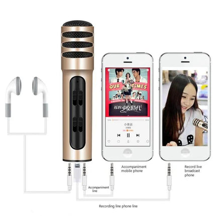 Compact Microphone for Home Karaoke and Daily Singing Practice