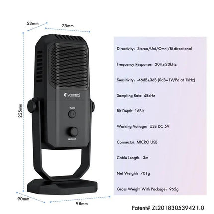 Yanmai Condenser Microphone for Everyday Home Recordings