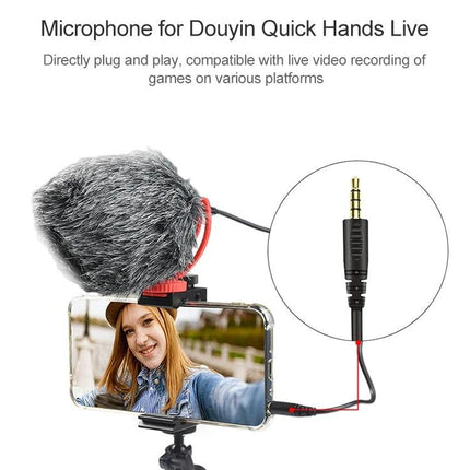 YICHUANG Microphone for Clear Daily Conversations at Home - compact plug‑in mic with windscreen for clearer video calls and recordings