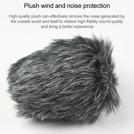 YICHUANG Microphone for Clear Daily Conversations at Home windproof furry windshield for reducing ambient noise during home calls