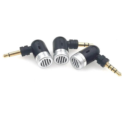 Microphone for Everyday Phone Calls and Voice Recordings - compact 3.5mm plug mic for phones, tablets and laptops, portable noise-reducing design
