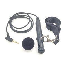 Handheld Neck-Mounted Microphone with Lanyard and 3.5mm Elbow Head Loudspeaker