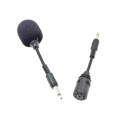 Handheld Microphone for Tours and Outdoor Activities — unidirectional handheld mic with foam windscreen and 3.5mm jack for outdoor tours and interviews