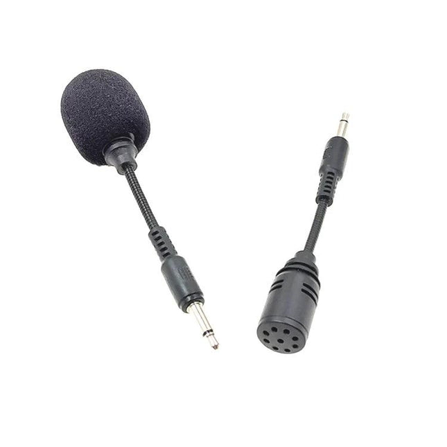 Handheld Microphone for Tours and Outdoor Activities — unidirectional handheld mic with foam windscreen and 3.5mm jack for outdoor tours and interviews