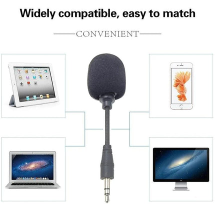 Handheld Microphone for Tours and Outdoor Activities unidirectional mic with foam windscreen for guides and outdoor events, 3.5mm plug