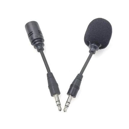 Straight Microphone for Tour Guides and Outdoor Use – unidirectional mic with foam windscreen and 3.5mm plugs for megaphones and mobile devices