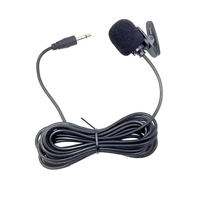 Lavalier Microphone for Daily Lectures and Meetings - clip-on omnidirectional lavalier with foam windscreen and long cable for clear classroom and virtual meeting audio