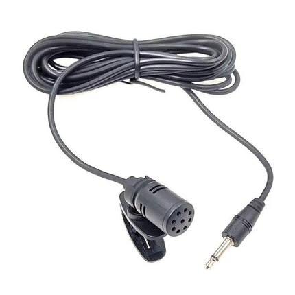Clip-On Microphone for Everyday Presentations and Meetings - black lavalier mic with clip and 3.5mm jack, ideal for office meetings and online classes