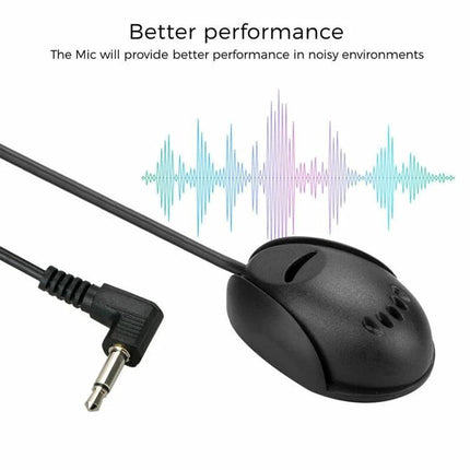 Bluetooth Microphone for Car Hands-Free Calls During Commutes — omnidirectional in-car mic for clearer hands-free driving calls