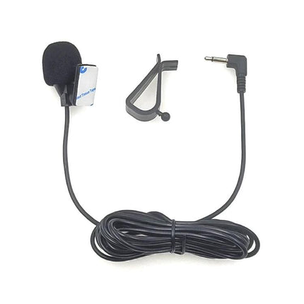 Microphone for Everyday Car Navigation and Driving Assistance – 2.5mm angled plug, clip-on lavalier mic for clearer voice recognition and hands-free calls