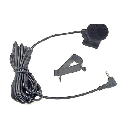 Microphone for Everyday Car Navigation and Driving Assistance - 2.5mm angled head clip-on mic for clear voice recognition and hands-free calls