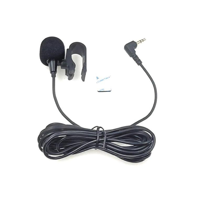 A Practical Clip-On Microphone for Your Car's Daily Commutes — clip-on mic with 3m cable for hands-free calls and reduced road noise